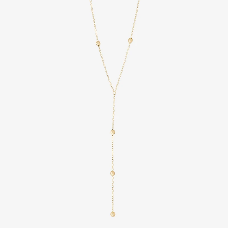Gold Addiction Womens 10K Gold 18 Inch Y Necklace