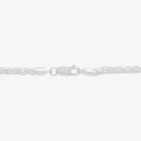 Made in Italy Mens Sterling Silver 22 Inch Wheat Chain Necklace