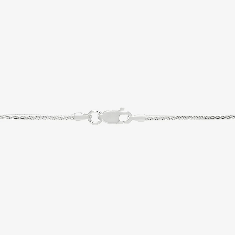Made in Italy Womens Sterling Silver Inch Snake Chain Necklace