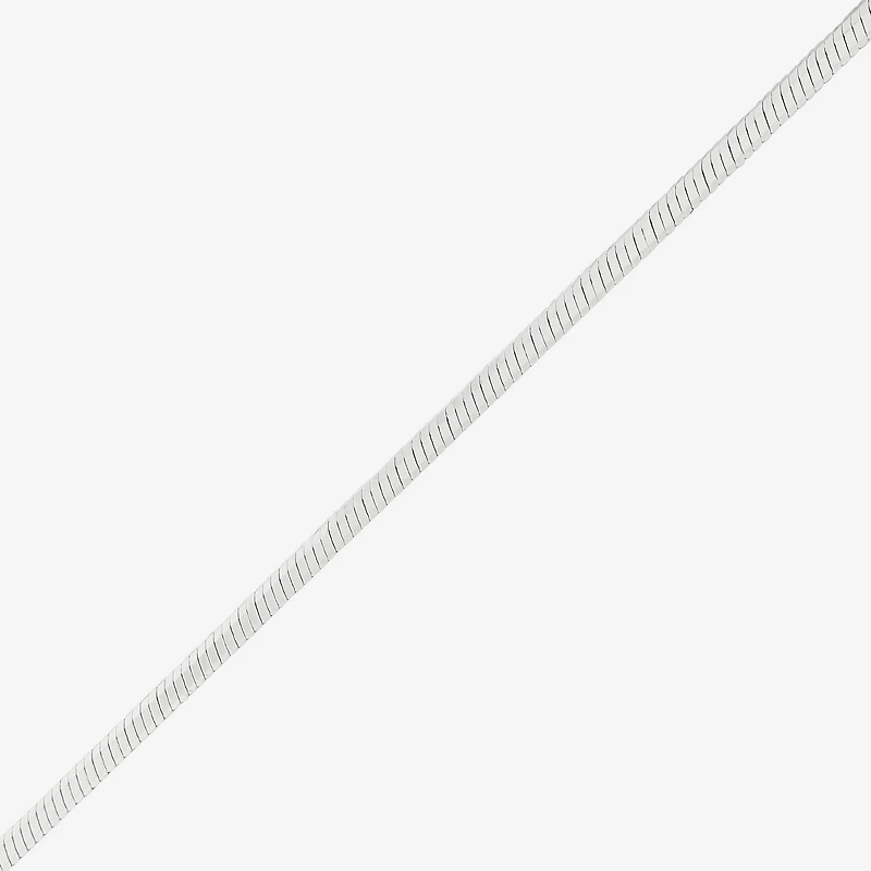 Made in Italy Womens Sterling Silver Inch Snake Chain Necklace