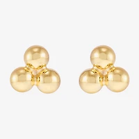Silver Addiction Womens 14K Gold Over Silver 2 Pair Earring Set