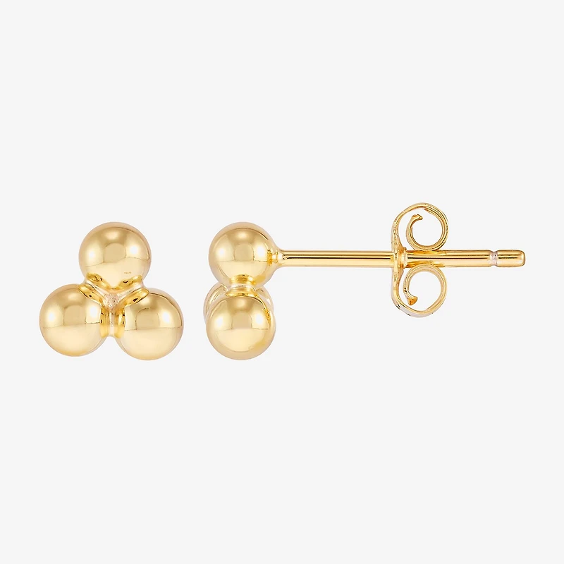 Silver Addiction Womens 14K Gold Over Silver 2 Pair Earring Set
