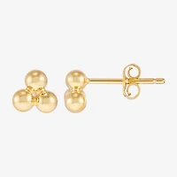 Silver Addiction Womens 14K Gold Over Silver 2 Pair Earring Set