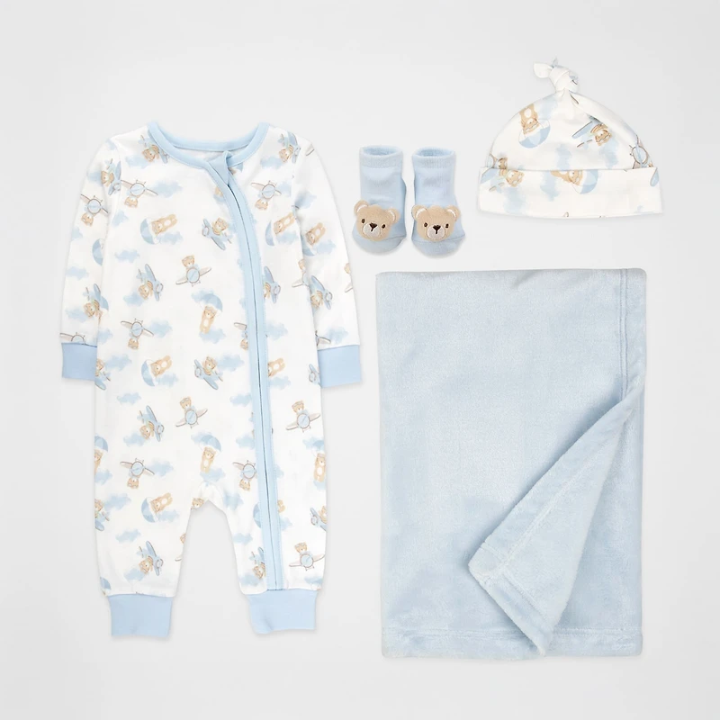 Baby Essentials Boys 4-pc. Clothing Set