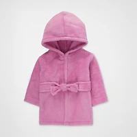 Baby Essentials 0-9 Month Baby Girls Knee Length Long Sleeve Robe