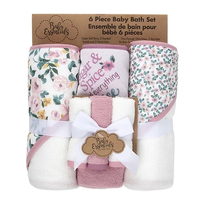 Baby Essentials 6-pc. Hooded Towel