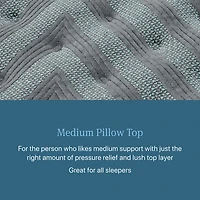 Beautyrest Level One 14.25" Medium Pillow top - Mattress + Box Spring