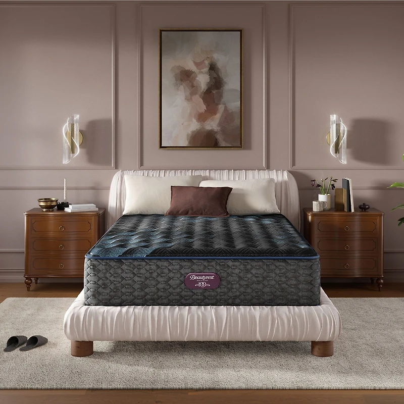Beautyrest World Class Level Four 15" Medium Tight top - Mattress + Box Spring