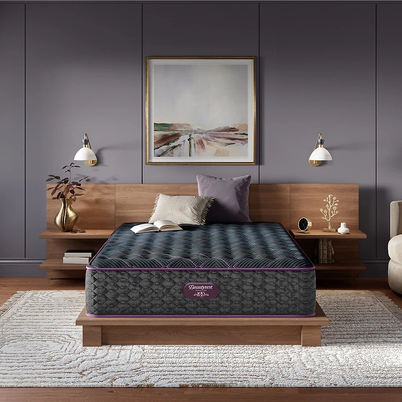 Beautyrest World Class Level Three 14.5" Medium Tight top - Mattress + Box Spring