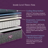 Beautyrest World Class Level Three 13" Firm Tight top - Mattress + Box Spring