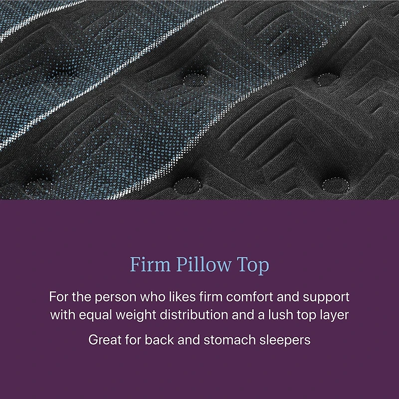 Beautyrest World Class Level Four 16.25" Firm Pillow top - Mattress + Box Spring