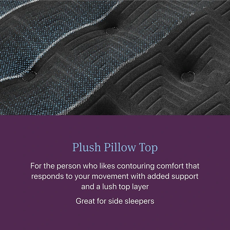 Beautyrest World Class Level Four 16.25" Plush Pillow top - Mattress + Box Spring