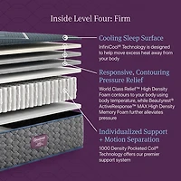 Beautyrest World Class Level Four 13.5" Firm Tight top - Mattress + Box Spring
