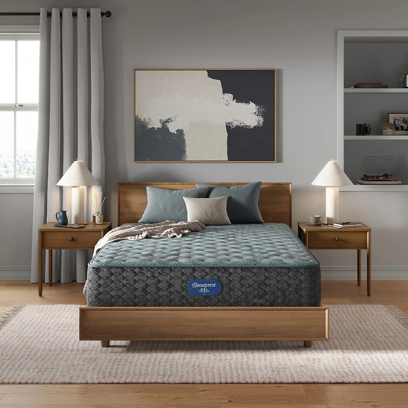 Beautyrest Level One 13" Firm Tight top - Mattress + Box Spring