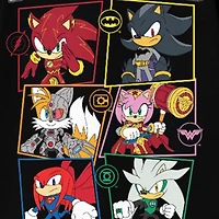 Little & Big Kid Boys Crew Neck Short Sleeve Oversized Sonic the Hedgehog Graphic T-Shirt