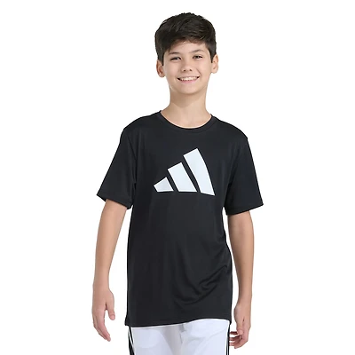 adidas Big Kid Boys Crew Neck Short Sleeve Active T-Shirt