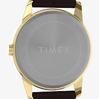 Timex Mens Brown Leather Strap Watch Tw2y12700jt