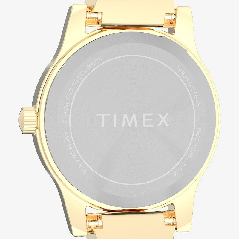 Timex Womens Gold Tone Stainless Steel Expansion Watch Tw2y39200jt