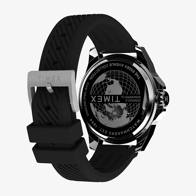 Timex Mens Black Strap Watch None