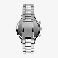 Timex Chicago Mens Silver Tone Stainless Steel Bracelet Watch None