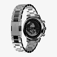 Timex Chicago Mens Silver Tone Stainless Steel Bracelet Watch None