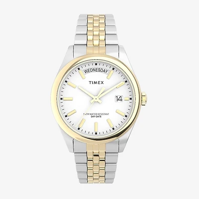 Timex Womens Two Tone Stainless Steel Bracelet Watch Tw2v68500ji
