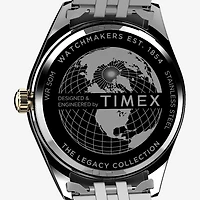 Timex Mens Two Tone Stainless Steel Bracelet Watch None
