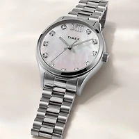 Timex Womens Silver Tone Stainless Steel Bracelet Watch None