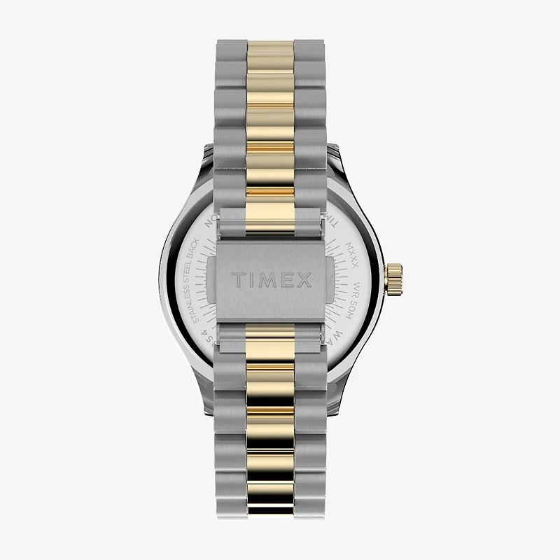 Timex Womens Two Tone Stainless Steel Bracelet Watch None