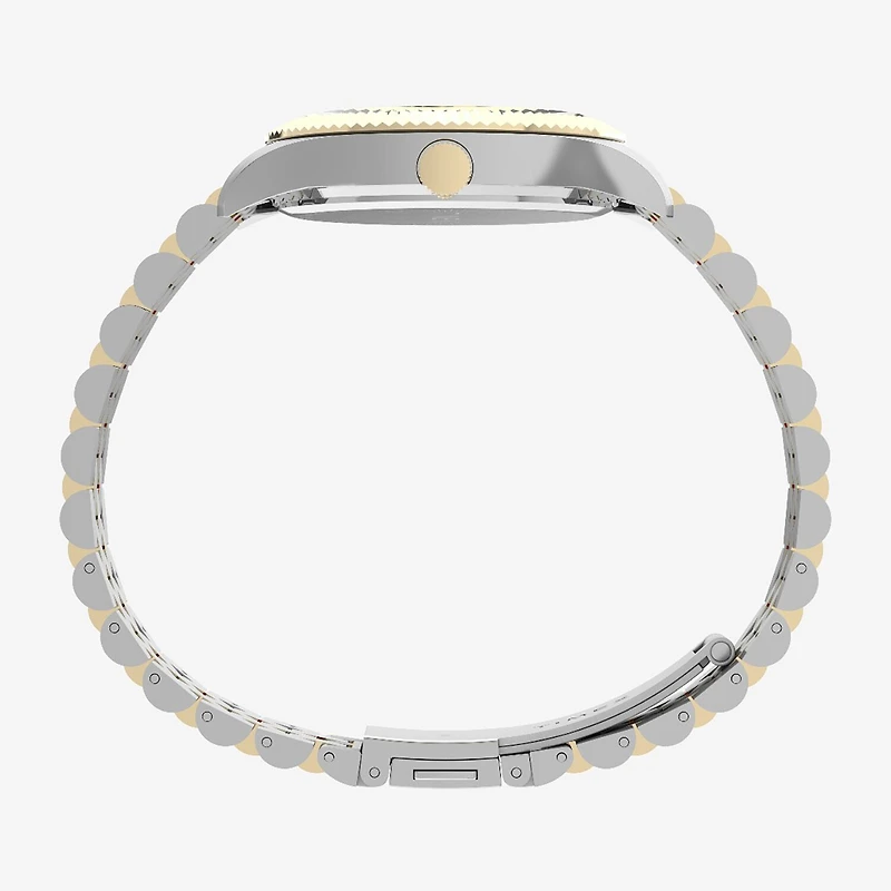 Timex Womens Two Tone Stainless Steel Bracelet Watch None