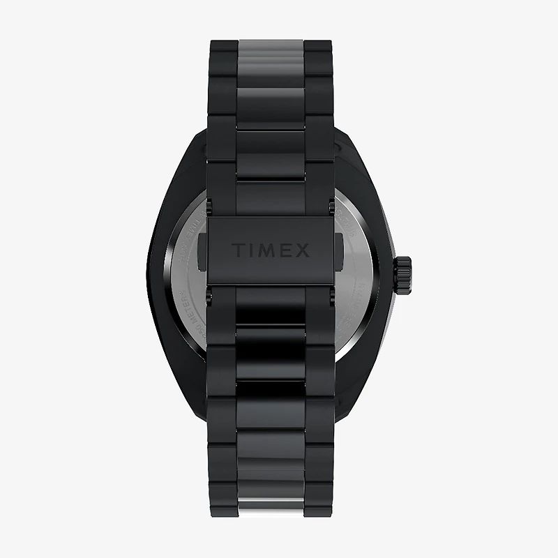 Timex Mens Black Stainless Steel Bracelet Watch Tw2y22800ji