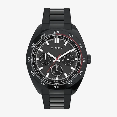 Timex Mens Black Stainless Steel Bracelet Watch Tw2y22800ji