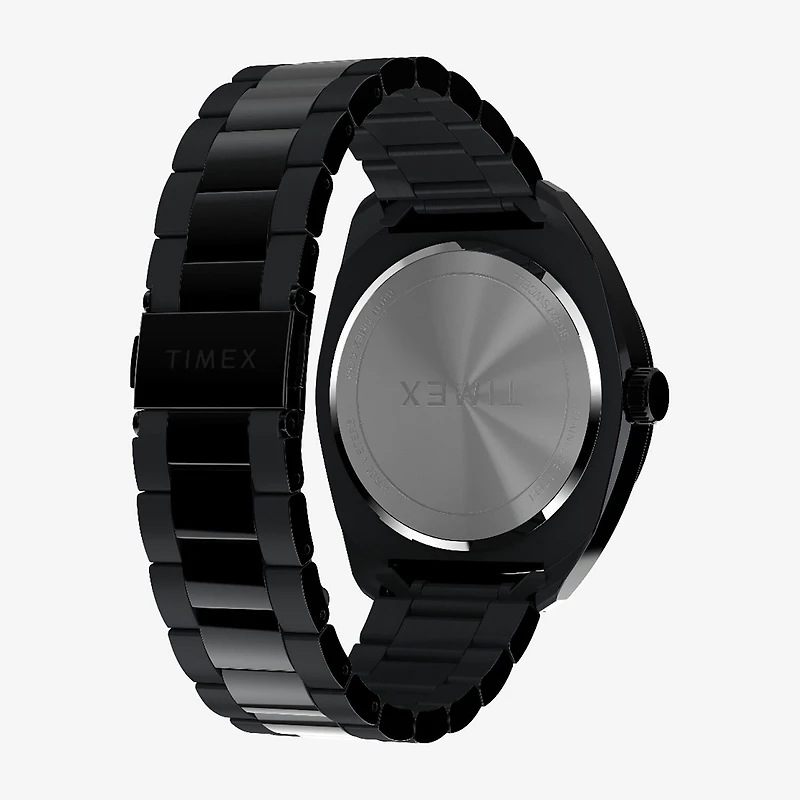 Timex Mens Black Stainless Steel Bracelet Watch Tw2y22800ji