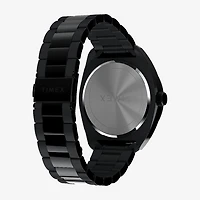 Timex Mens Black Stainless Steel Bracelet Watch Tw2y22800ji