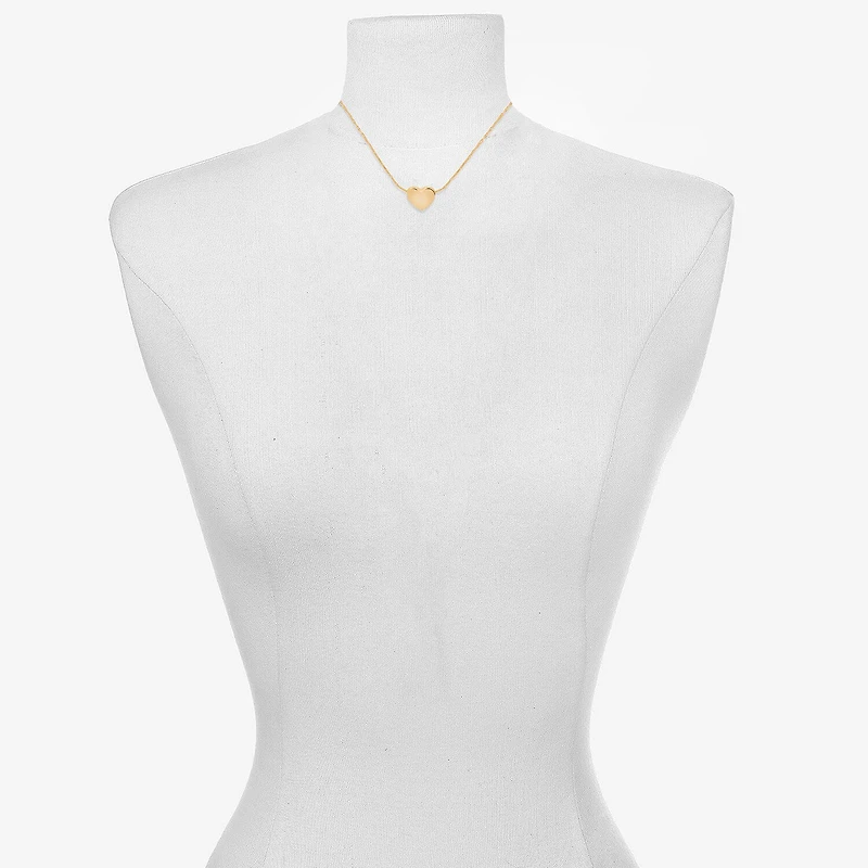 Bijoux Bar Delicates Womens Heart 16 Inch Pendant Necklace