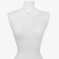 Bijoux Bar Delicates Womens Heart 16 Inch Pendant Necklace