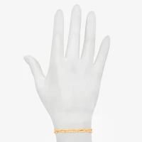 Bijoux Bar Delicates Womens 7.5 Inch Solid Link Chain Bracelet