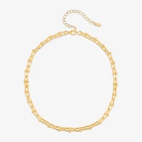 Bijoux Bar Delicates Womens 16 Inch Link Chain Necklace