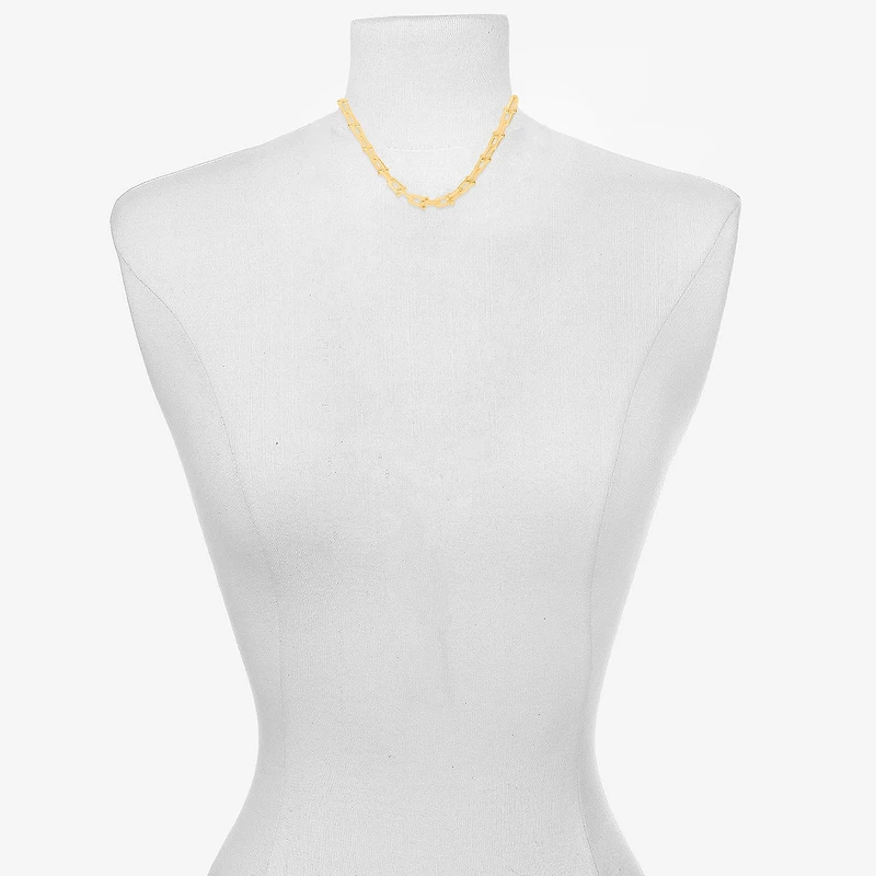 Bijoux Bar Delicates Womens 16 Inch Link Chain Necklace