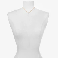 Bijoux Bar Delicates Two Tone Womens 16 Inch Y Necklace