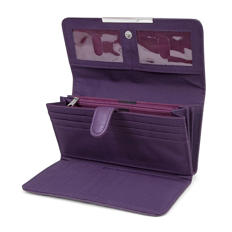Mundi File Master Womens Expandable Rfid Blocking Accordian Wallet
