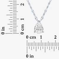 Diamond Addiction (E-F / Vs1-Vs2) Womens 1 CT. T.W. Lab Grown White 10K Gold Pear 18 Inch Pendant Necklace