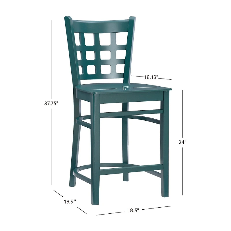 Linon Lashley Kitchen And Dinning Room Collection Counter Height Bar Stool