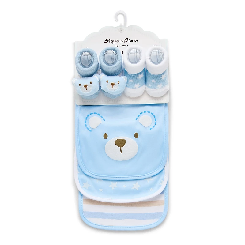 First Steps By Stepping Stones Boys Bib