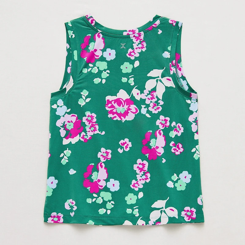 Xersion Performance Little & Big Kid Girls Crew Neck Sleeveless Active Tank Top