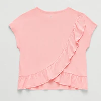 Xersion Little & Big Kid Girls Crew Neck Short Sleeve Active T-Shirt