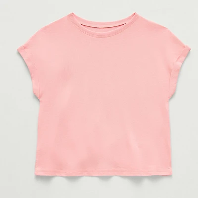 Xersion Little & Big Kid Girls Crew Neck Short Sleeve Active T-Shirt