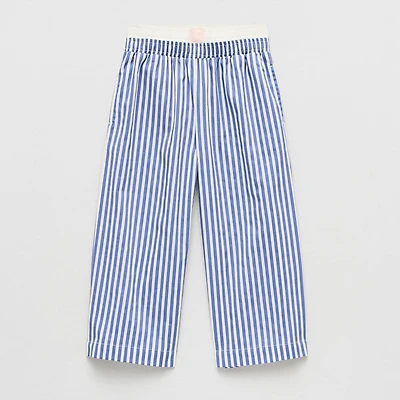 Grayson Little Toddler Girls Wide Leg Relaxed Fit Pull-On Pant