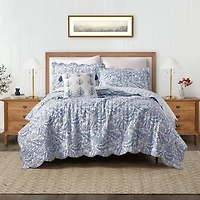 spartina 449 Peeples Song 3-pc. Floral Quilt Set
