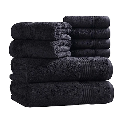 SUPERIOR® Heritage Collection | Luxury Egyptian Cotton 8-pc. Quick Dry Bath Towel Set